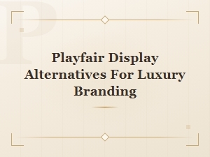 Best Playfair Display Alternatives for Luxury Branding and Elegant Design